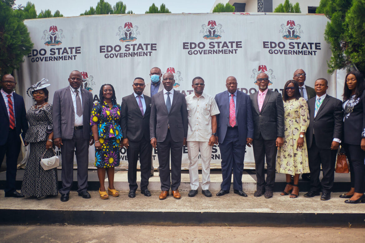 godwin obaseki newly sworn in permanent secretaries