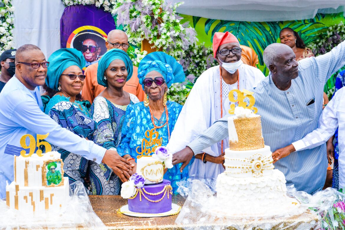 Gov. Obaseki celebrates family matriarch, Deaconess Ojemudia at 95