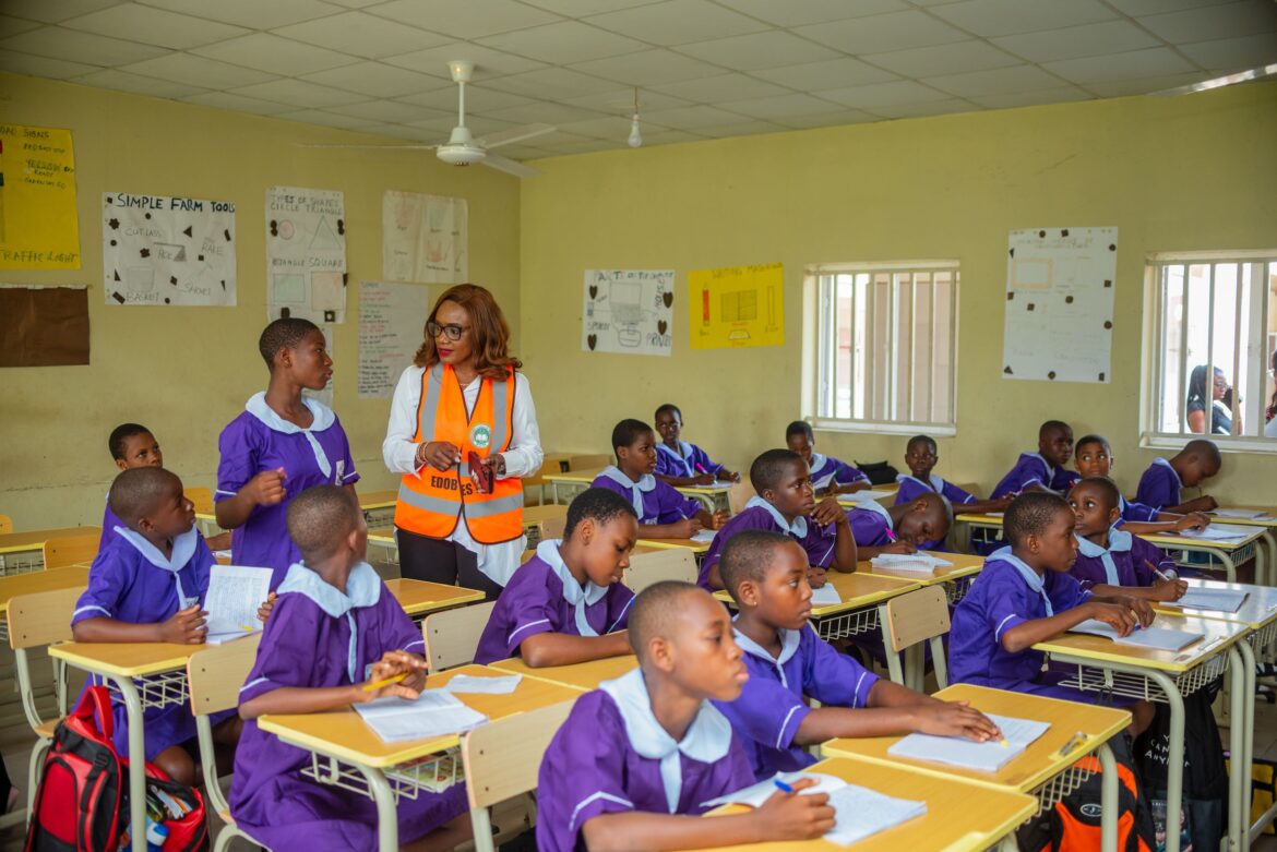 Edo SUBEB chair visits schools, charges parents to pay attention to children’s education