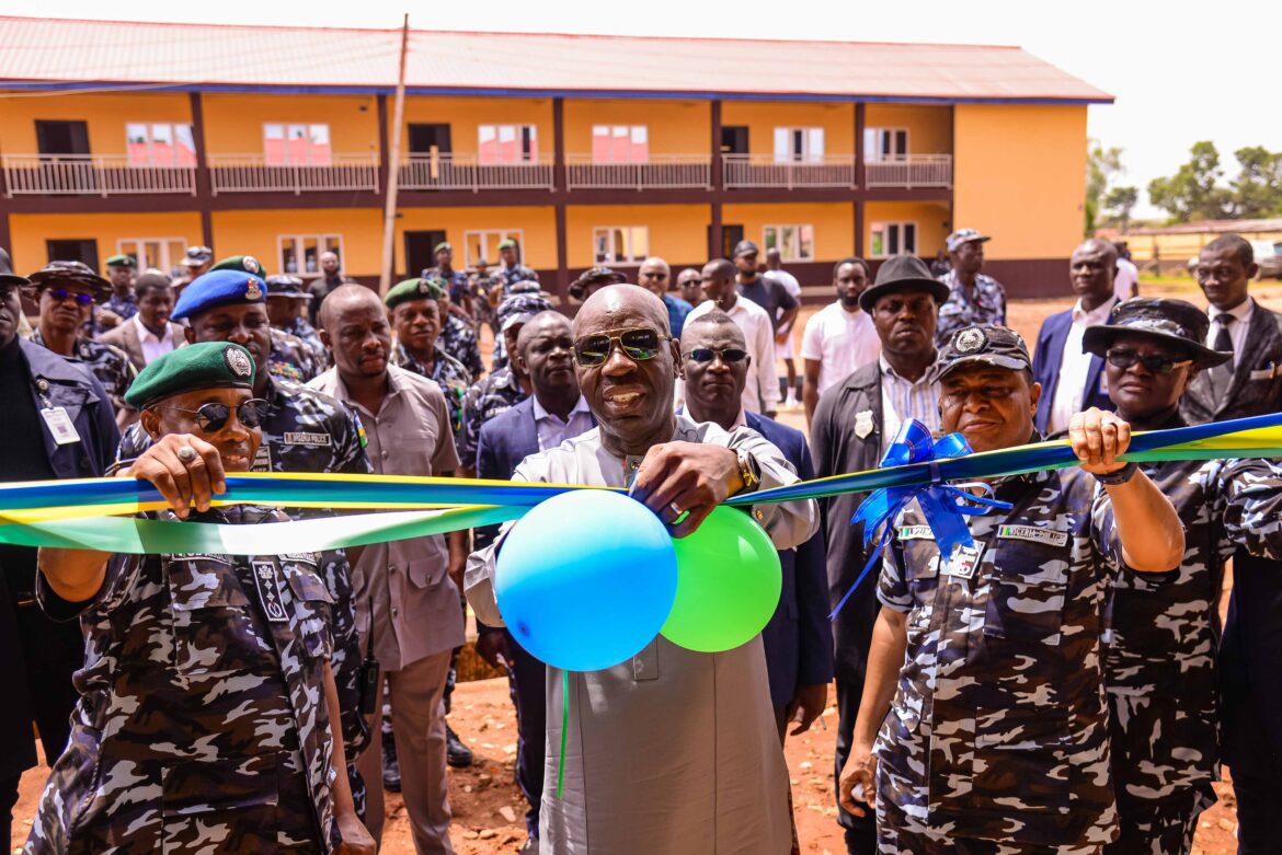 Obaseki, IGP commission 1.6km road, other facilities in Ogida Police Training School