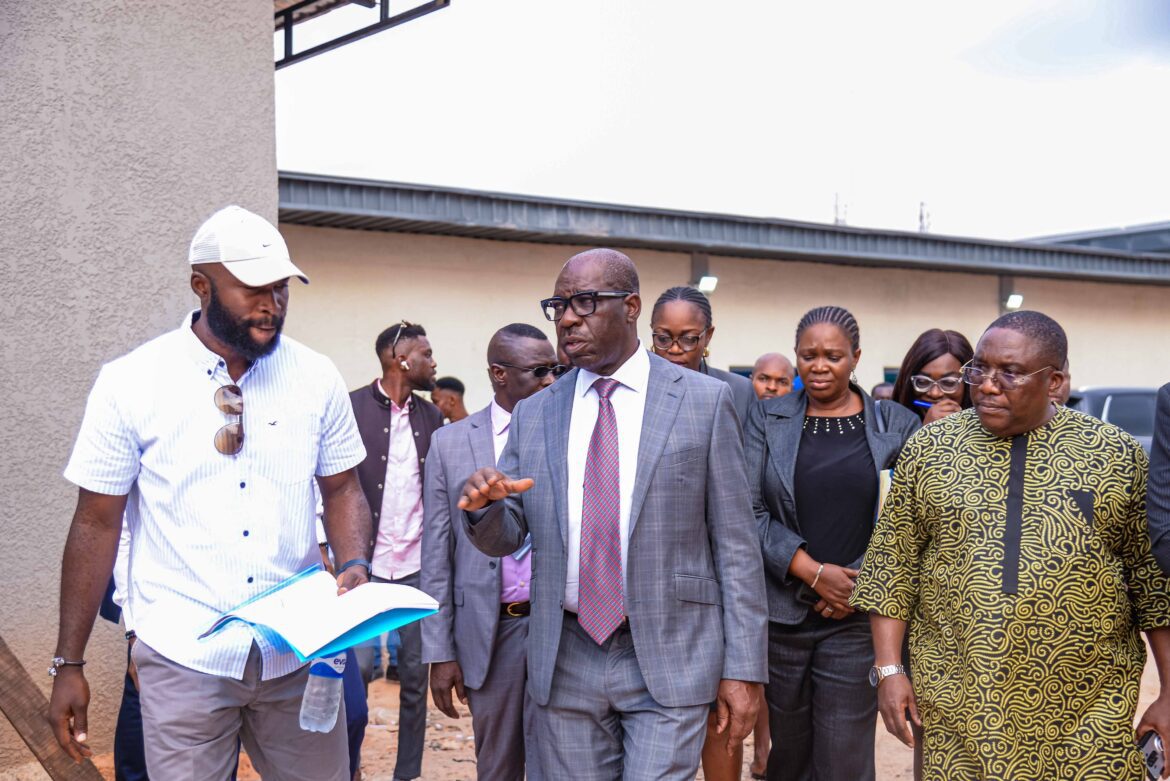 Obaseki inspects Victor Uwaifo Creative Hub, says all facilities will be ready in six weeks