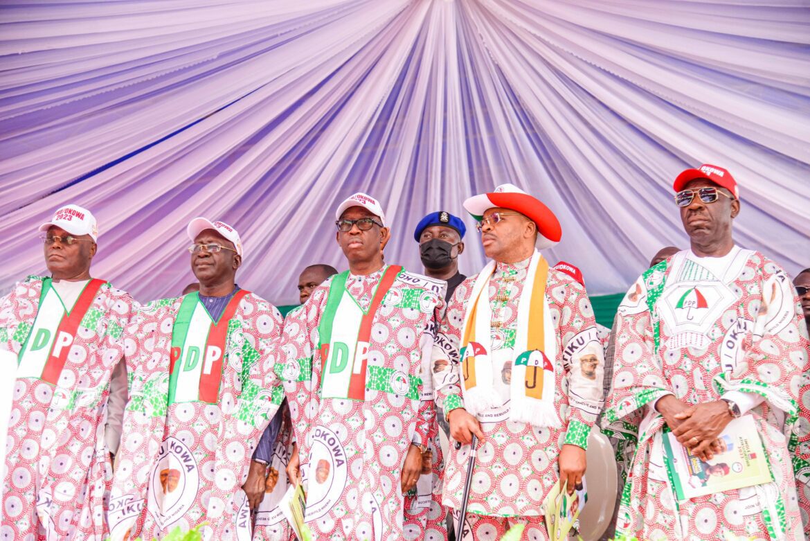 Obaseki, others attend PDP Presidential campaign rally in Osun as Atiku, Okowa promise to stabilize economy, unite Nigeria