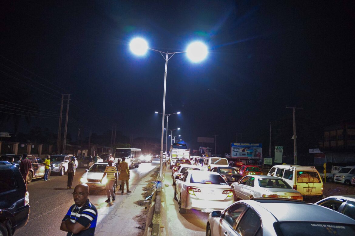 Obaseki extends light-up Edo project, commissions 6.3km streetlights in Egor, Ikpoba-Okha LGAs