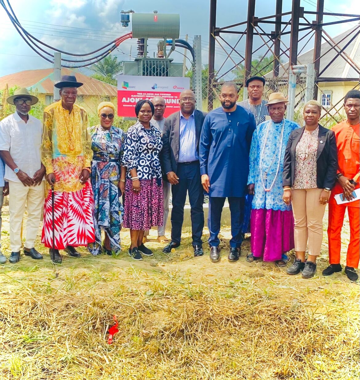 Excitement in the Air as Ajoki Community Welcomes 24 Hours Gas-Powered Electricity Project Provided by NNPC and Enageed Resources Limited.