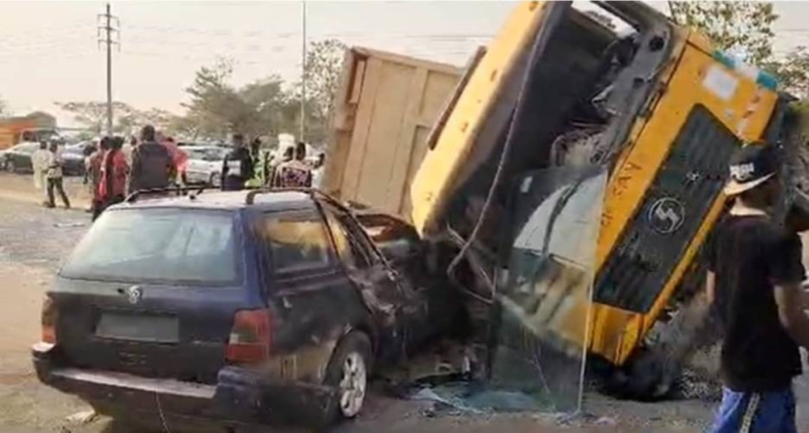 Tragedy Strikes: 12 Burnt to Death in Horrific Edo Road Crash