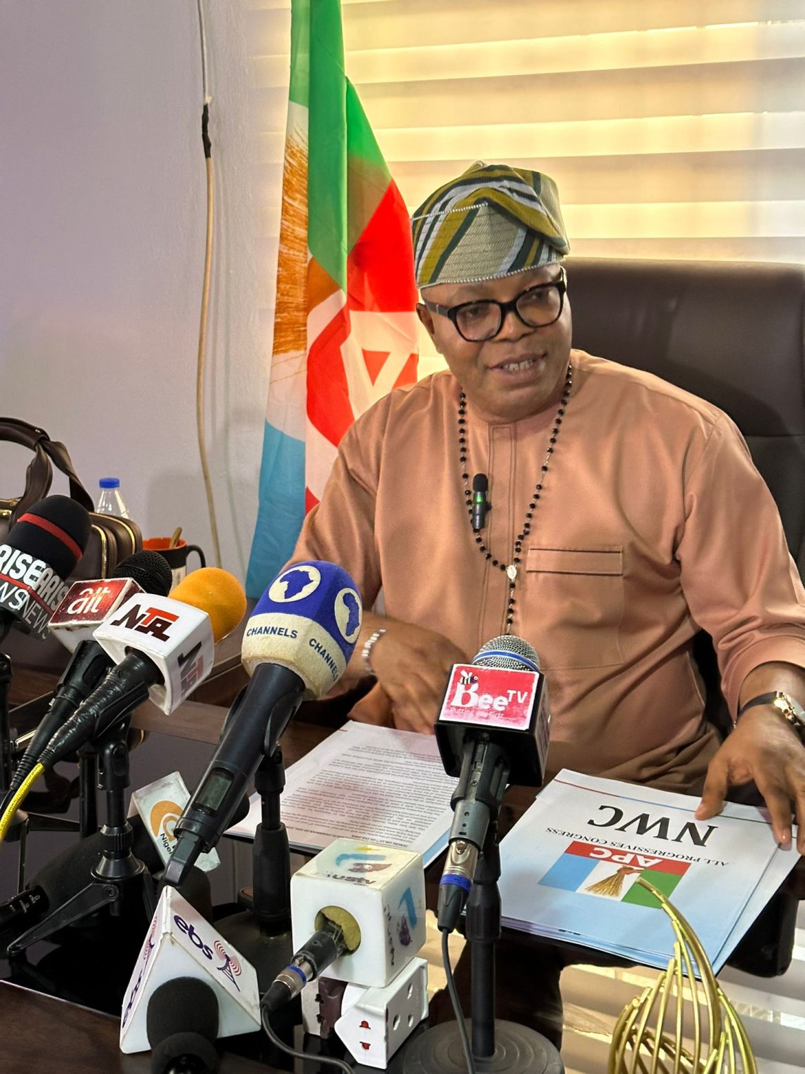 Edo APC Chairman Defends Tinubu on Security, Sets 3.5m Vote Target